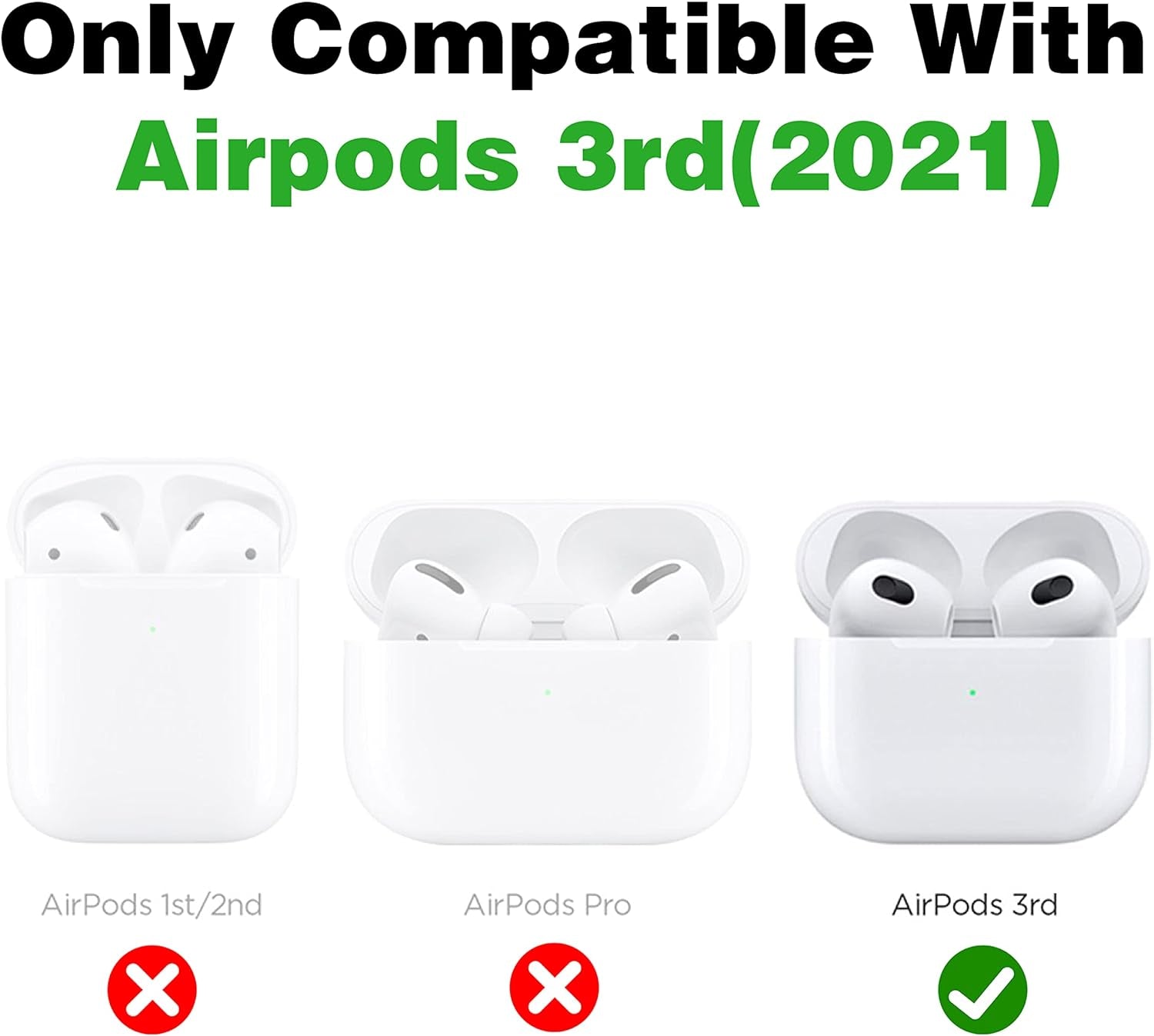 Case for Airpods 3 3Rd Generation Cute Soft Silicone 3D Funny Fun for Air Pod 3 (2021) Cover Unique Fashion Food Design Skin Cartoon Cases (Cup Noodle)