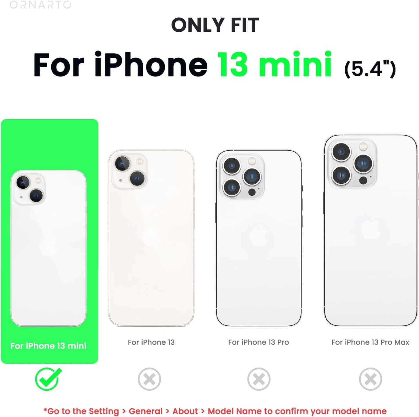 Compatible with Iphone 13 Mini Case, Slim Liquid Silicone 3 Layers Full Covered Soft Gel Rubber Phone Cover with Microfiber Lining 5.4 Inch-Midnight